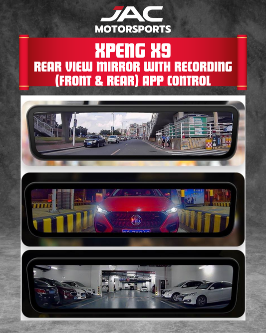 XPENG X9 REAR VIEW MIRROR (WITH RECORDING) APP CONTROL