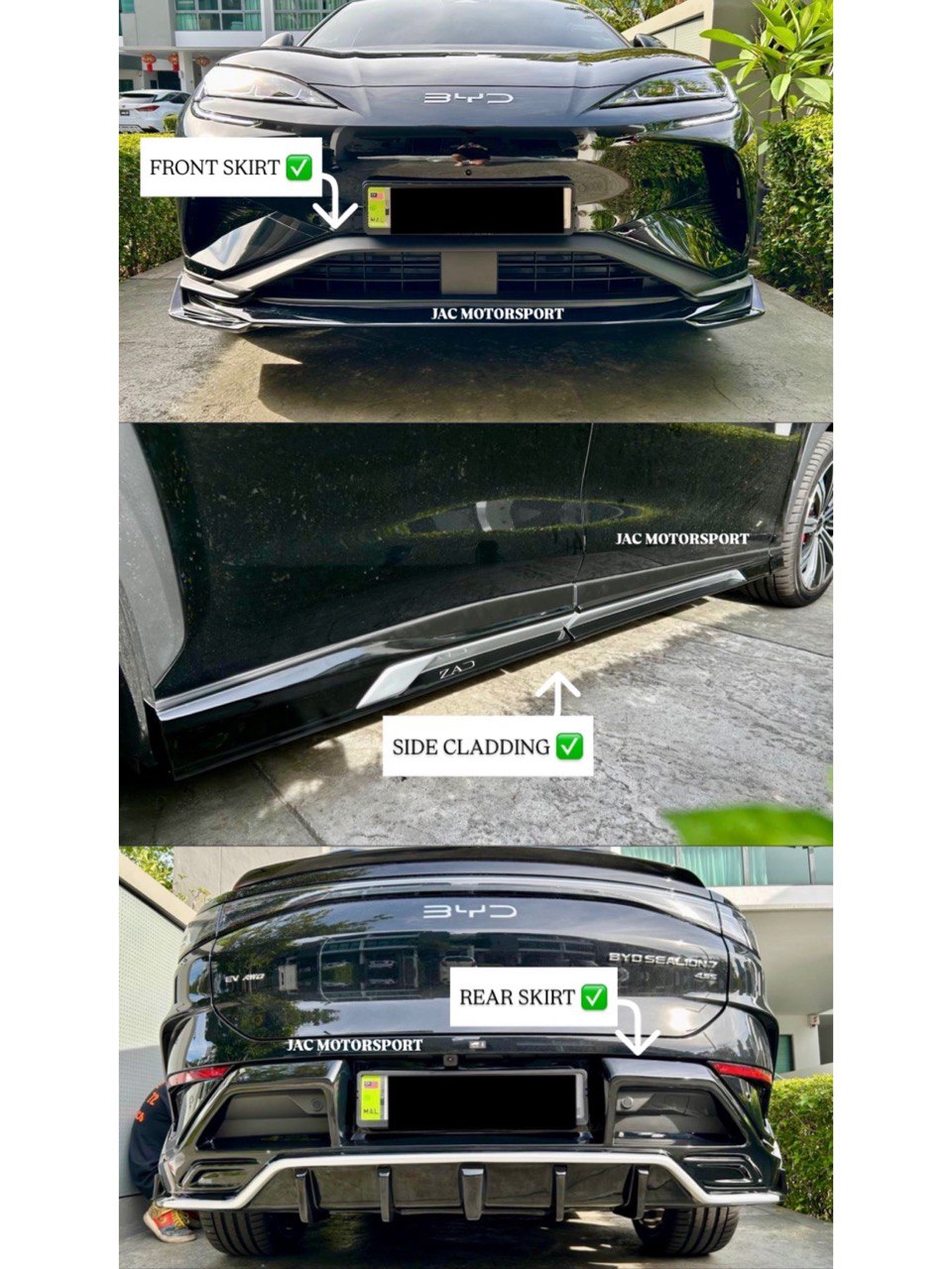 BYD SEALION 7 BODYKIT #1 (WITH PAINT)