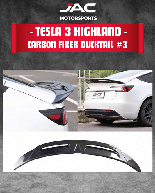 TESLA MODEL 3 2024+ CF DUCKTAIL #3 full catalog page