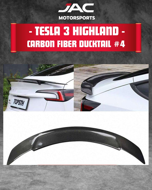 TESLA MODEL 3 2024+ CF DUCKTAIL #4 full catalog page