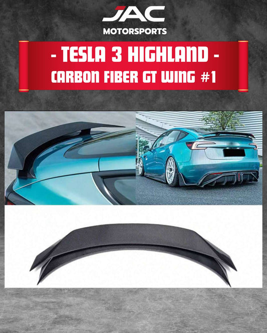 TESLA MODEL 3 2024+ CF GT WING #1 full catalog page