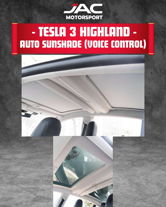 TESLA MODEL 3 2024+ AUTO SUNSHADE (VOICE CONTROL) full catalog page