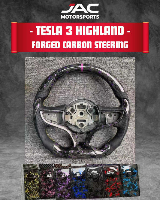 TESLA MODEL 3 2024+ FORGED CARBON STEERING full catalog page