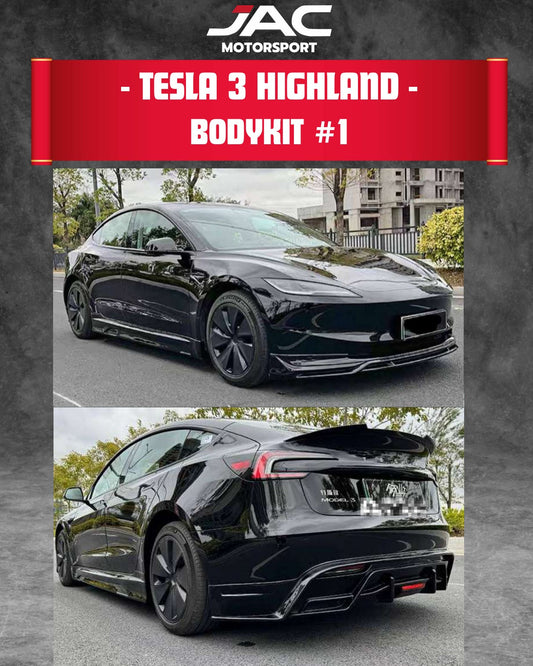 TESLA MODEL 3 2024+ BODYKIT #1 (FRONT,SIDE,REAR,SPOILER) EFG full catalog page