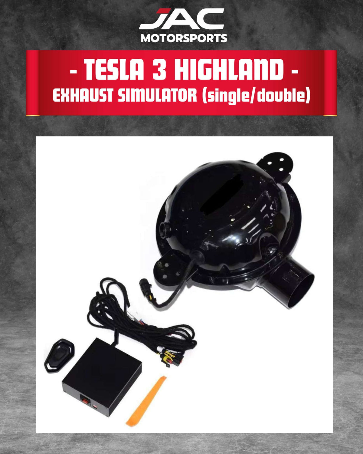 TESLA MODEL 3 2024+ EXHAUST SIMULATOR SINGLE SPEAKER full catalog page