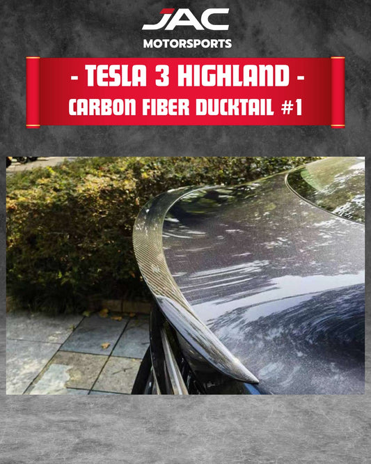 TESLA MODEL 3 2024+ CF DUCKTAIL #1 full catalog page