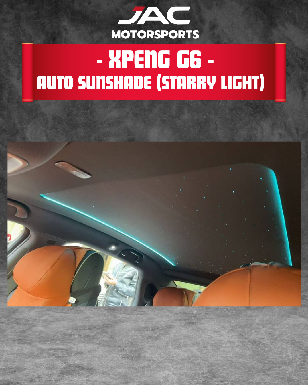 XPENG G6 AUTO SUNSHADE (STARRY LIGHT)
